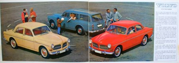 Volvo 122 S Modelprogram 1964 Carbrochure (3817)